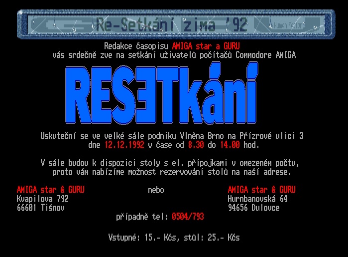 Resetkání 1992